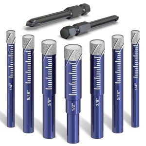 Diamond Drill Bit Set for Tile and Glass