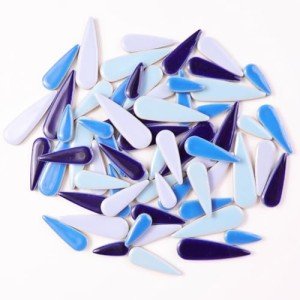 Petal Mosaic Ceramic Tiles for DIY Crafts