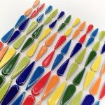 Ceramic Tear Drop Mosaic Tiles for Crafts