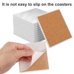 Sublimation Blank Ceramic Coasters with Cork Backing