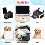 72 Pcs White Ceramic Coasters for DIY Crafts