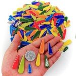 Ceramic Tear Drop Mosaic Tiles for Crafts