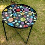 Ceramic Flower Mosaic Tiles for Craft Projects