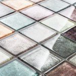 Antique 2'' x 2'' Glass Mosaic Wall Tile