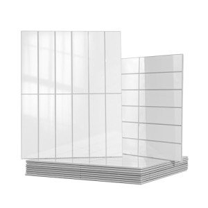 Faux Marble Peel and Stick Shower Tile Sheets