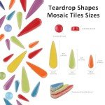 Ceramic Flower Mosaic Tiles for Craft Projects