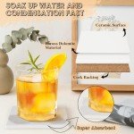 24 Pack Square Ceramic Coasters for Art Projects