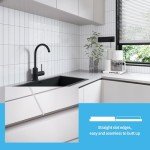 Faux Marble Peel and Stick Shower Tile Sheets