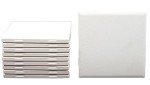 Underglaze-Ready Bisque Shower Floor Tiles