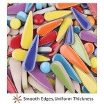 Ceramic Flower Mosaic Tiles for Craft Projects
