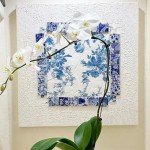 Blue and White Ceramic Mosaic Tiles – 121 Pcs