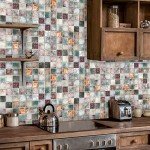 Antique 2'' x 2'' Glass Mosaic Wall Tile