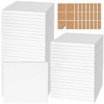 Ceramic Coaster Tiles for Crafting 4-Inch White