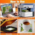 24 Pack Ceramic Tile Coasters for DIY Crafts