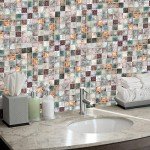 Antique 2'' x 2'' Glass Mosaic Wall Tile