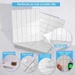 Faux Marble Peel and Stick Shower Tile Sheets