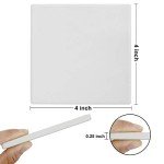 12 Pack Unglazed Ceramic Tiles for DIY Projects
