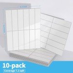 Faux Marble Peel and Stick Shower Tile Sheets
