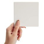 10 White Unglazed Ceramic Tiles for Crafts