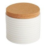 Round Unglazed Ceramic Tile Coasters with Cork Pads