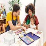 10 White Ceramic Tiles for DIY Art Projects