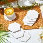 Zopeal Hexagon Ceramic Tiles for DIY Crafts