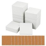 50 Blank 4-Inch Unglazed Ceramic Tiles