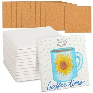 White Ceramic Shower Floor Tiles - 12 Pack