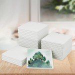 Blank Ceramic Coasters for DIY Crafts – 45 Pieces