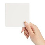 White Ceramic Shower Floor Tiles - 12 Pack