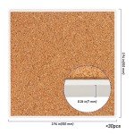 30 Pack 4x4 Inch Blank Ceramic Coasters