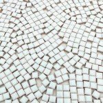 500PCS White Square Ceramic Mosaic Tiles
