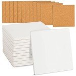 White Ceramic Shower Floor Tiles - 12 Pack