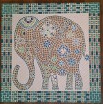 500PCS White Square Ceramic Mosaic Tiles