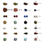 Raindrop-Shaped Mosaic Tiles for DIY Crafts