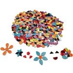 Random Color Ceramic Mosaic Tiles for DIY Projects