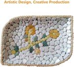 White Mosaic Tiles for DIY Craft and Decor