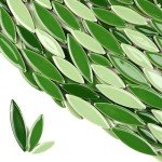 Colorful Petal Ceramic Mosaic Tile Set