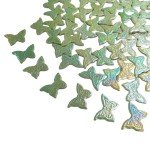 Rainbow Butterfly Ceramic Mosaic Tiles for DIY Decor