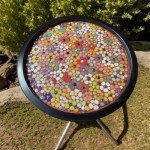 Flower Mosaic Tiles for DIY Crafts and Decoration