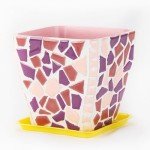 White Irregular Ceramic Mosaic Tiles for Crafts