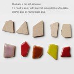 Irregular Ceramic Mosaic Tiles for Craft Projects