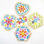Random Color Ceramic Mosaic Tiles for DIY Projects