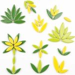 Colorful Petal Ceramic Mosaic Tile Set