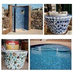 Raindrop-Shaped Mosaic Tiles for DIY Crafts