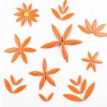 Colorful Petal Ceramic Mosaic Tile Set
