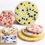 Irregular Ceramic Mosaic Tiles for Craft Projects