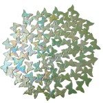 Rainbow Butterfly Ceramic Mosaic Tiles for DIY Decor