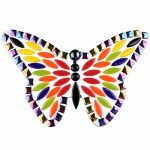 Colorful Petal Ceramic Mosaic Tile Set