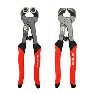 Heavy-Duty Glass Tile Nippers Set - 2 Pieces